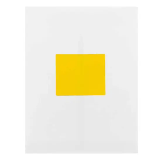 JAM Paper Adhesive Shipping Labels, 3.33" x 4" Yellow {7}