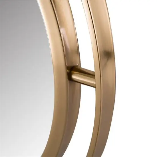 Glitzhome&reg; 24" Deluxe Round Gold Mirror {6}