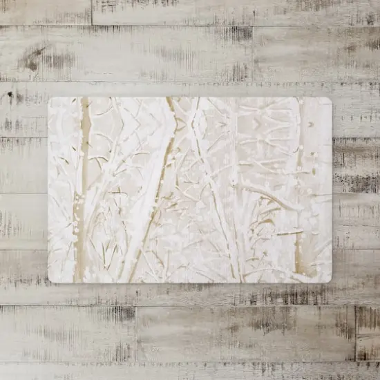 Snowy Woods 27x18 Floor Mat {3}