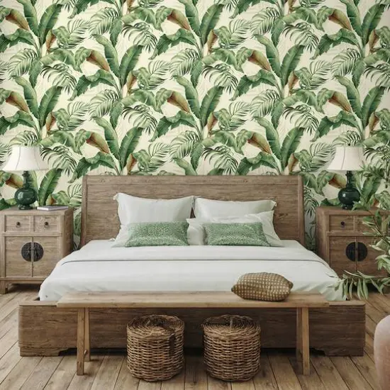 Tommy Bahama&reg; Palmiers Peel & Stick Wallpaper Aloe {9}