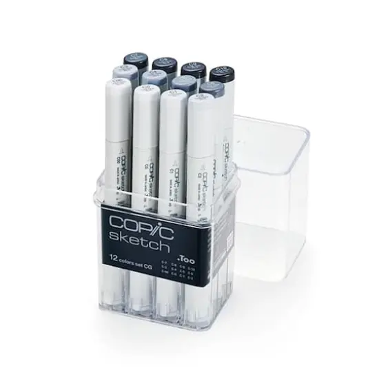 Copic&reg; Sketch 12 Piece Cool Gray Set {3}