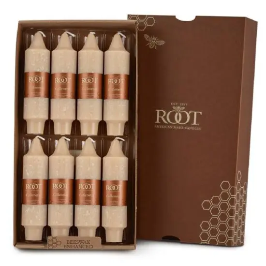 Root Candles 5" Unscented Timberline&trade; Collenette Taper Candles, 8ct. Blossom {1}