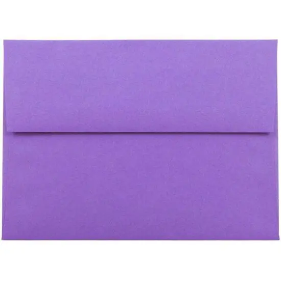 JAM Paper A6 Colored Invitation Envelopes, 50ct. Violet Purple {1}
