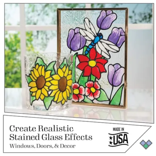 Plaid&reg; Gallery Glass&reg; Stained Glass Painting Kit {4}
