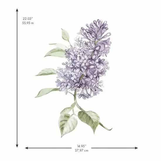 RoomMates Lilac Peel & Stick Giant Wall Decals {5}