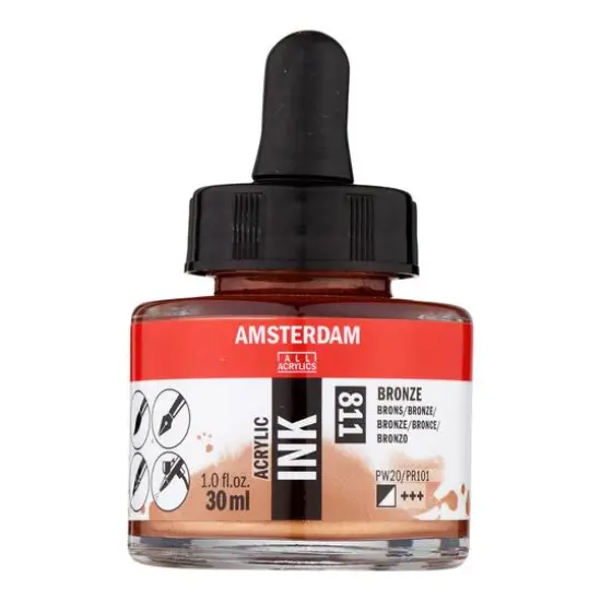 Amsterdam Acrylic Ink, 1oz. 811 Bronze {1}