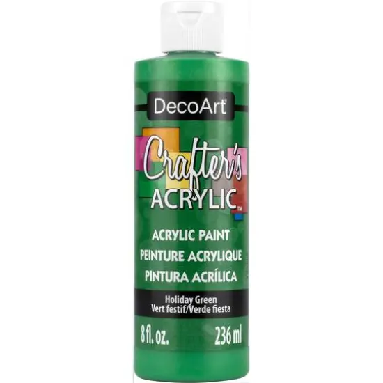 DecoArt&reg; Crafter's Acrylic Paint, 8oz. Holiday Green {1}