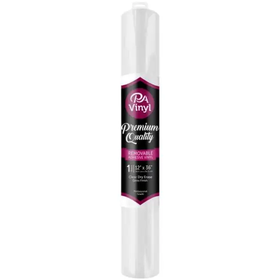 PA Vinyl Clear Dry Erase Gloss Vinyl {1}