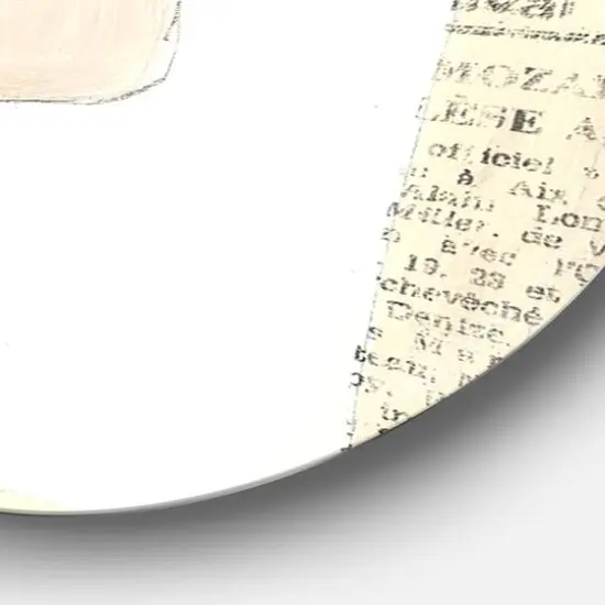 Designart - Chic Galm Closet II - Glam Metal Circle Wall Art {5}