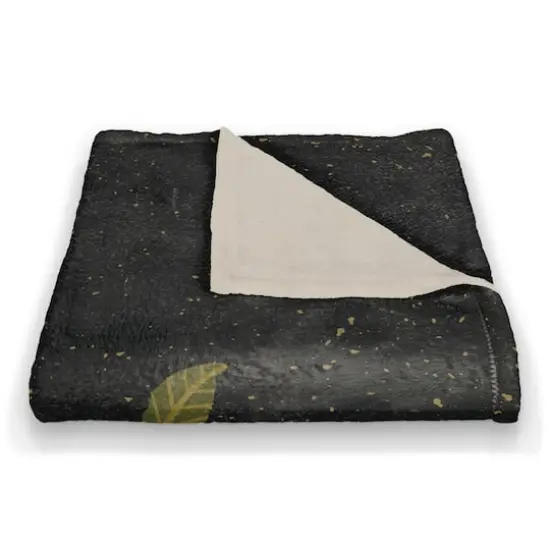 Bee Dandy Dandelion 50" x 60" Coral Fleece Blanket {3}