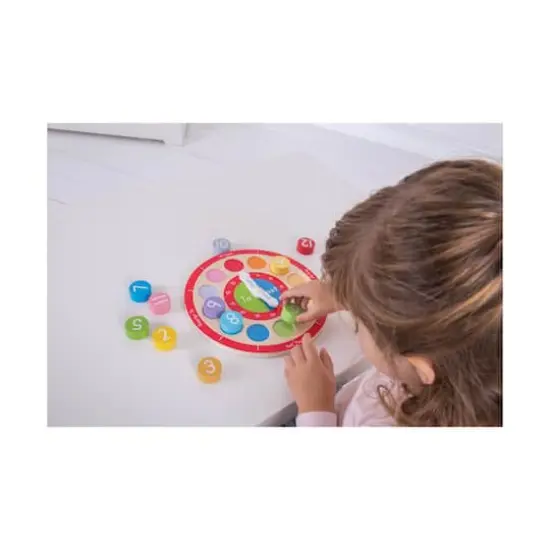 Wooden Teaching Clock {5}