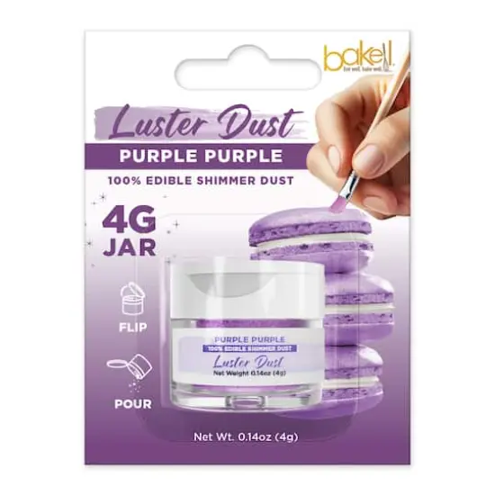 Bakell&reg; Edible Luster Dust Purple Purple {1}