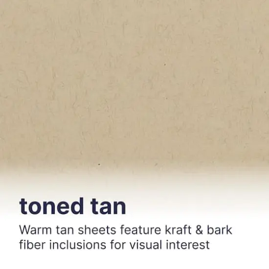 Strathmore Toned Sketch Paper Pad, 400 Series, 50 Sheets, 5.5" x 8.5", Tan {3}