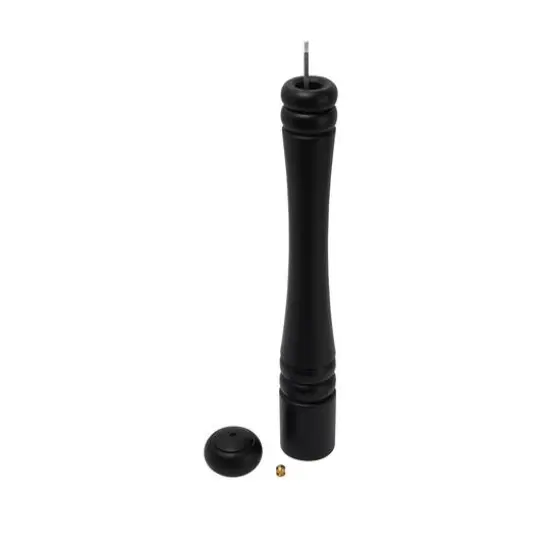 Hello Honey&reg; Matte Black Modern Wood Salt & Pepper Mill {4}