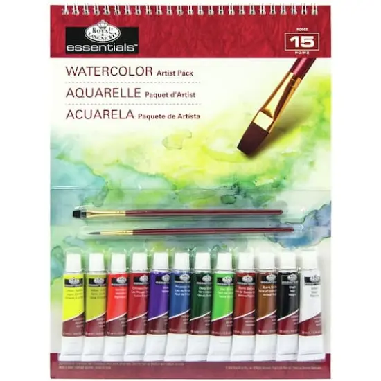 Royal & Langnickel&reg; Essentials&trade; 15 Piece Watercolor Artist Pack {1}