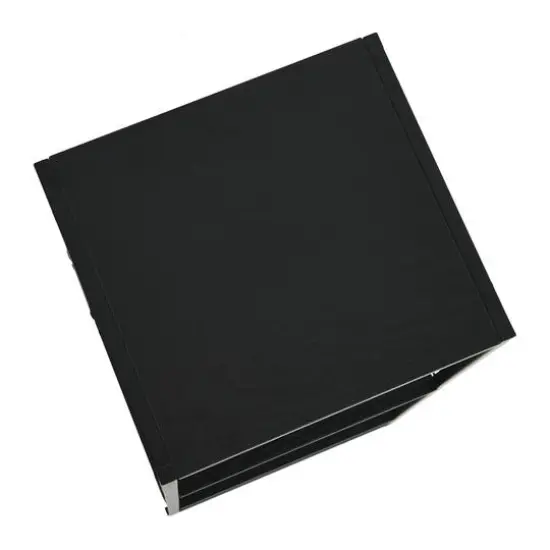 Household Essentials 28" Trellis 2 Compartment Storage Bookshelf Black {5}