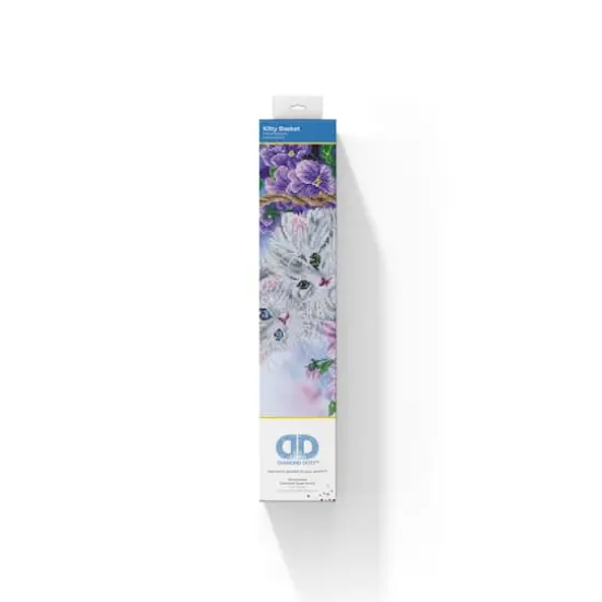 Diamond Dotz&reg; Intermediate Kitty Basket Diamond Painting Kit {4}