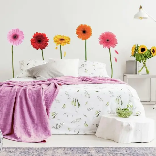 RoomMates Gerber Daisies Peel & Stick Wall Decals {3}