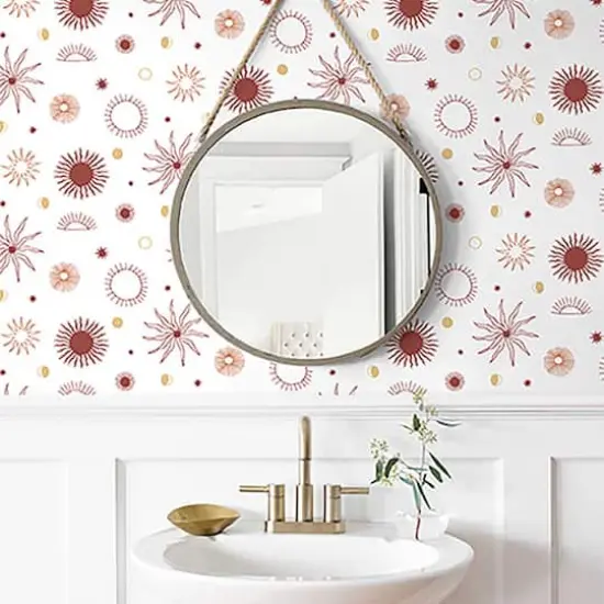 Elana Gabrielle Sun Phases Peel & Stick Wallpaper Fire {5}