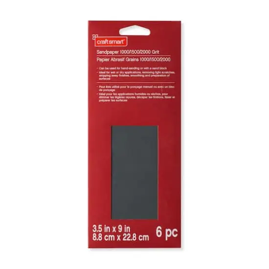 Fine Grit Sandpaper by Craft Smart&reg; {3}