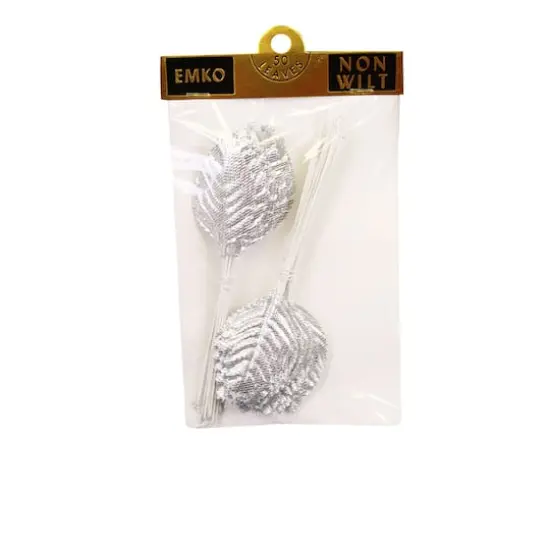JAM Paper Leaf Accessory, 50ct. Silver {1}