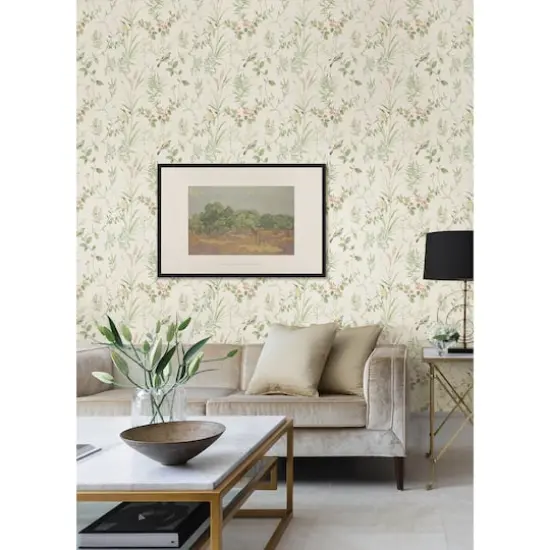 NuWallpaper Sage Songbird Peel & Stick Wallpaper {3}