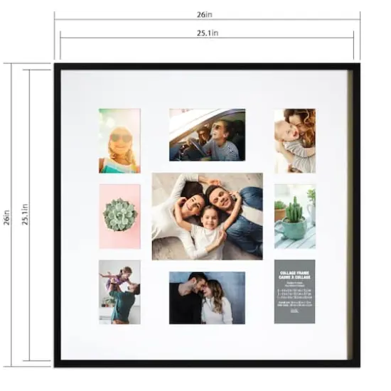 9 Opening Black Collage Frame by Studio D&eacute;cor&reg; {4}