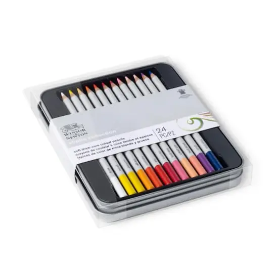 Winsor & Newton&trade; Studio Collection&trade; 24 Color Pencil Tin Set {4}