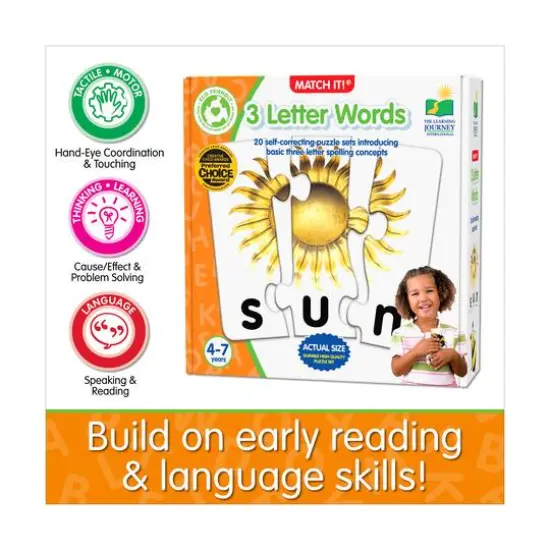 Match It! - 3 Letter Words {8}