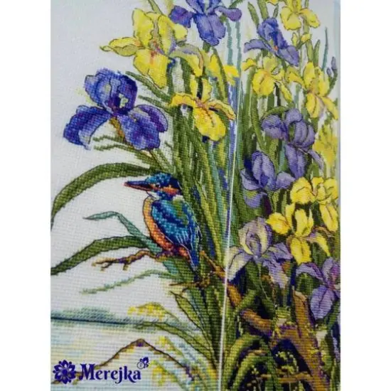 Merejka Counted Cross Stitch Kit Frogs in the Flowers K-135 {6}