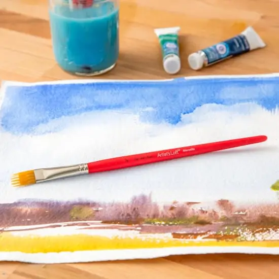 Artist's Loft&reg; Marseille Wisp Flat Brush {3}