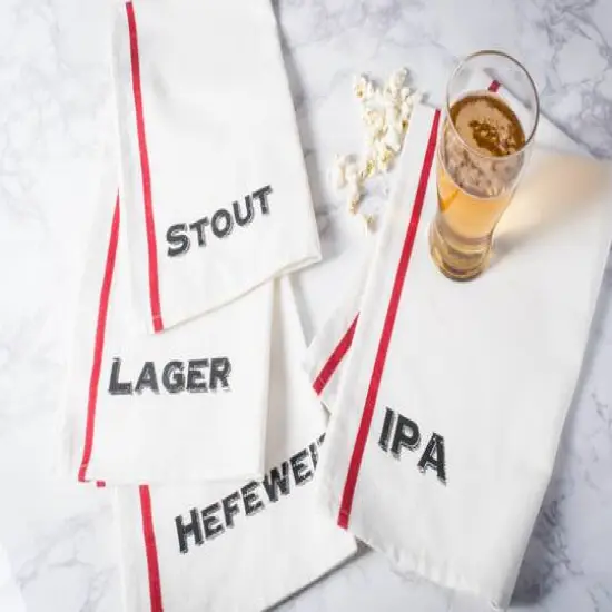 DII&reg; Assorted Beer Pub Print Dishtowel (Set of 4) {5}