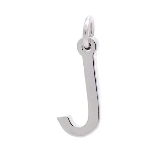 Sterling Silver Alphabet Charm by Bead Landing&trade; J {1}