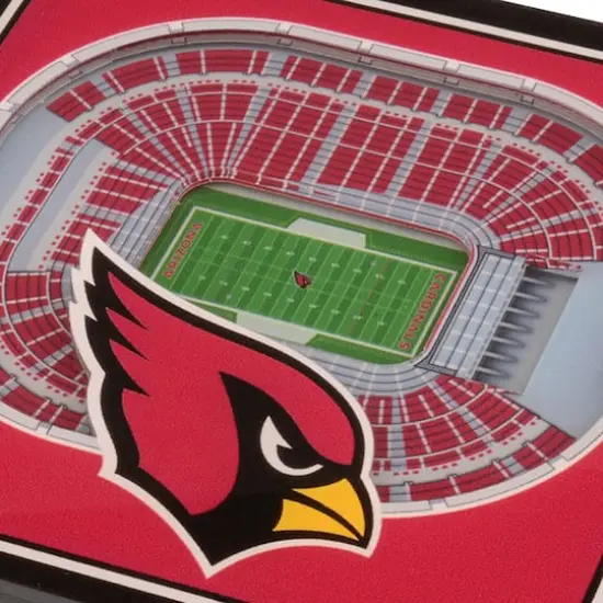 3D StadiumView Coasters Arizona Cardinals {5}