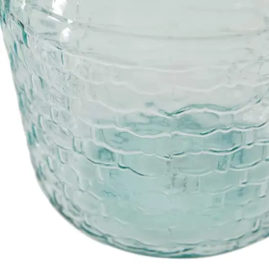 12" Clear Glass Farmhouse Vase {5}