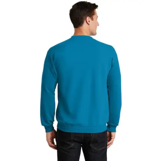 Port & Company&reg; Core Fleece Crewneck Sweatshirt Neon Blue {6}