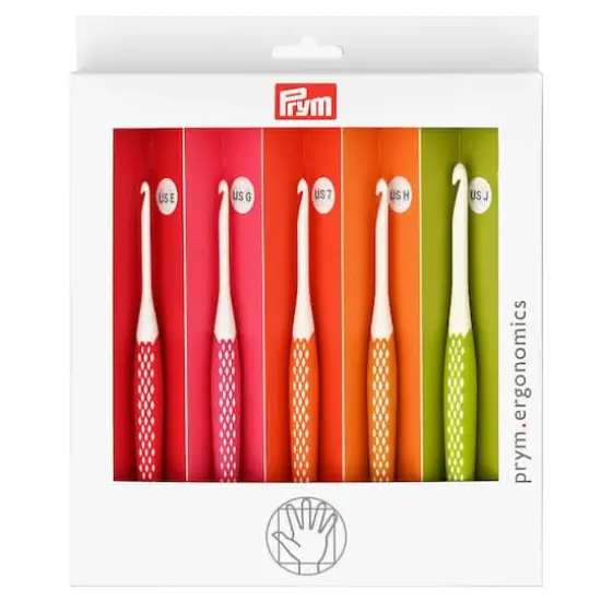 Prym Ergonomic Small Size Crochet Hook Set {1}