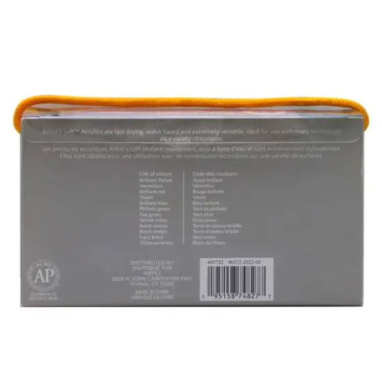 12 Color Basics Acrylic Paint Set by Artist's Loft&trade; {6}