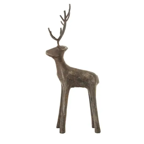 Hello Honey&reg; 13.5" Cast Iron Standing Deer {1}