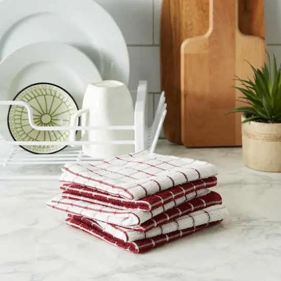 DII&reg; Wine Combo Windowpane Dishcloth (Set of 6) {5}