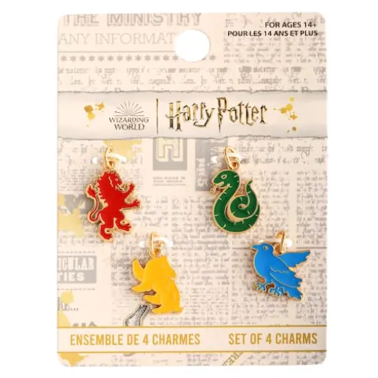 Harry Potter Hogwarts Houses Enamel Charm Set {4}