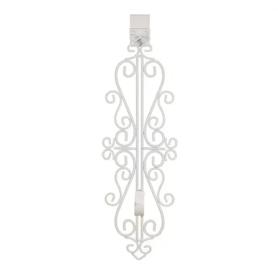 Village Lighting Adjustable Colonial Wreath Hanger White {1}