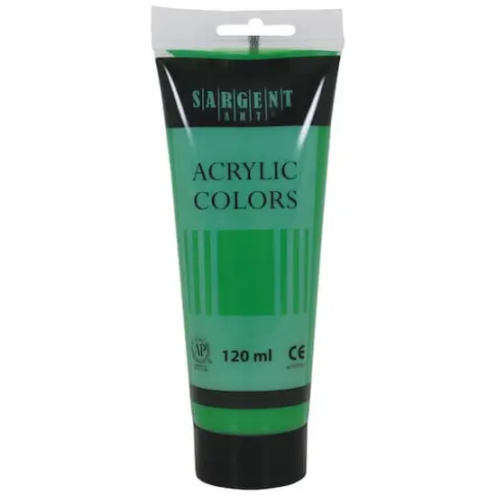 Sargent Art&reg; Acrylic Paint, 120 mL, 6ct. Cadmium Green Hue {4}