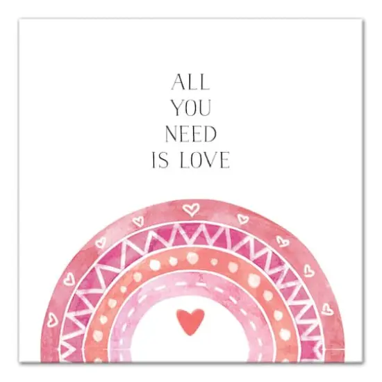 All You Need Is Love Canvas Wall Art {1}