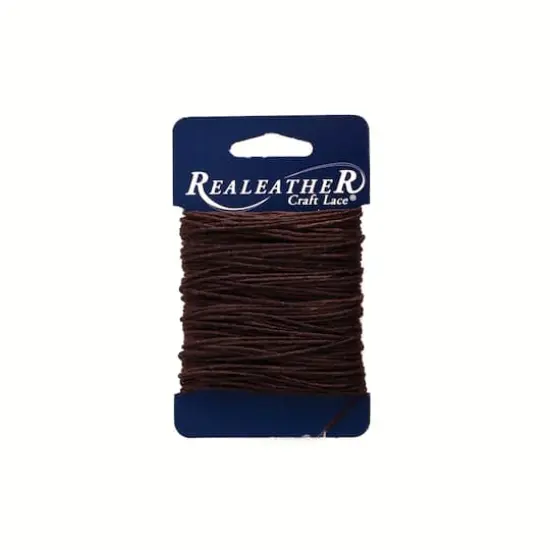 Realeather&reg; Brown Waxed Thread {1}