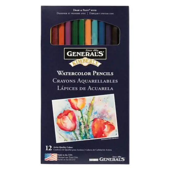 General's&reg; Kimberly&reg; Watercolor Pencil 12 Color Set {1}