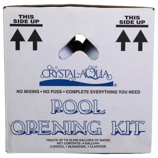 Pool Central 4 Piece Crystal-Aqua Swimming Pool Opening Kit {3}