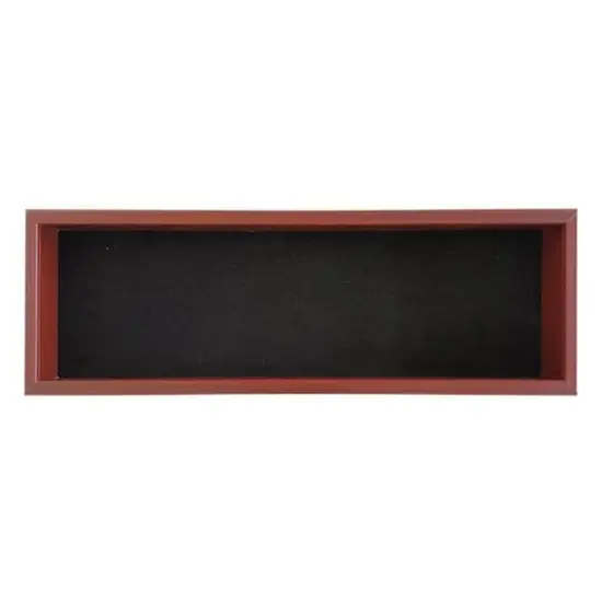 7.25" x 25.25" Mahogany Memorial Display Case by Studio D&eacute;cor&reg; {4}