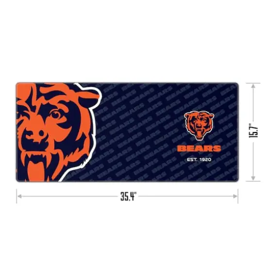 Logo Series Desk Pad Chicago Bears {4}