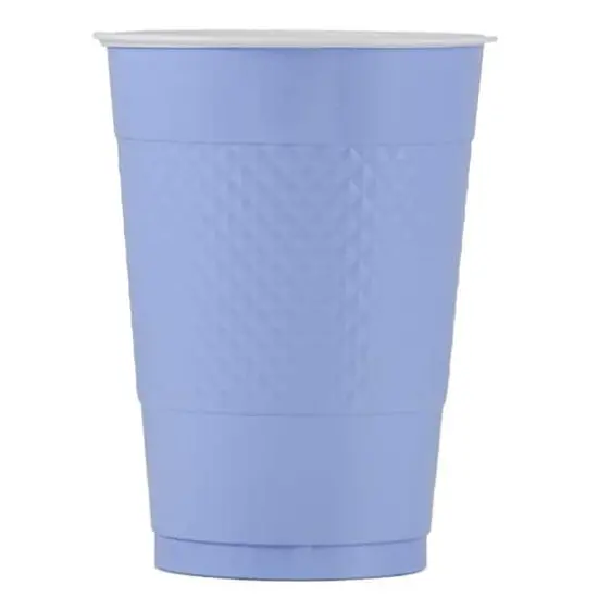 JAM Paper 16oz. Plastic Party Cups, 20ct. Baby Blue {3}